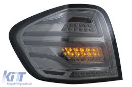 Pilotos traseros FULL LED para Mercedes Clase M W164 05-08 Rojo Humo-image-6102757