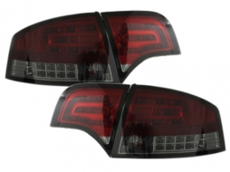 Pilotos traseros LED para Audi A4 B7 Limousine 04-08 LED Blinker Red Smoke-image-29301