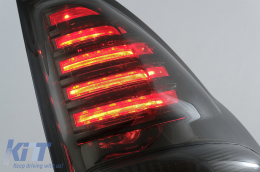 Pilotos traseros LED para Toyota Land Cruiser FJ120 2003-2008 Rojo Humo-image-6073616