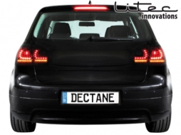 Pilotos traseros LED para VW Golf V 2003-2009 luz antiniebla Negro / Humo-image-64964
