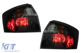Pilotos traseros para Audi A4 B6 Sedan 01-04 Bombilla Luces Smoke-image-6077307