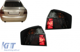 Pilotos traseros para Audi A4 B6 Sedan 01-04 Bombilla Luces Smoke-image-6081295