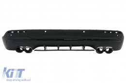 image-8-Píso diachvths kai Piáno Mavro Exhaust Tips katállhla gia Mercedes GLA SUV H247 Seirá Athlhtikí (2020-) Aerodunamikó 45S Schediasmós Pakéto nvchtas