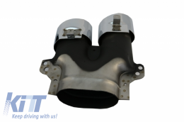 Píso diachvths me ákres exátmishs kai aerotomí Aerotomí katállhlo gia Mercedes E-Class C238 AMG Seirá Athlhtikí (2016-up) E53 Schediasmós Mavro Chrómio-image-6058877