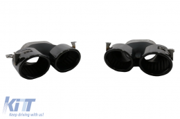 Píso diachvths me Emprós Plaϊnés exaerismoí kai ptervgia pleuriká ptervgia & kálumma Kathrépths katállhlo gia Mercedes A-Class V177 Sedan (2018-2022) Mavro exátmish-image-6071135