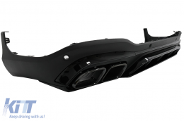 Píso diachvths me Mavro Ákroi Exatmíseon katállhlo gia Mercedes GLC SUV X253 Ananéosh (2020-up) GLC63 Schediasmós Pakéto nvchtas-image-6084539