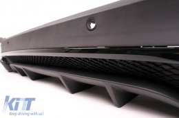 Píso diachvths me Mavro Ákroi Exatmíseon katállhlo gia Mercedes GLE W167 SUV V167 Seirá Athlhtikí (2019-Up) Pakéto nvchtas GLE53 Schediasmós Night-image-6107236