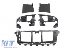 Píso diachvths me Mavro Ákroi Exatmíseon katállhlo gia Mercedes GLE W167 SUV V167 Seirá Athlhtikí (2019-Up) Pakéto nvchtas GLE53 Schediasmós Night-image-6107242