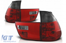 image-13-Píso fóta alogónou gia BMW X5 E53 09.1999-2006 Red Smoke Rearlights