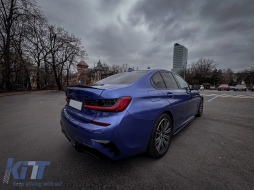 Píso fóta Full LED gia BMW Seirá 3 G20 Sedan 2018-2022 Red Laser Look Dynamic-image-6110459