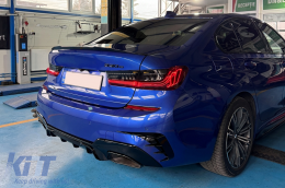 Píso fóta Full LED gia BMW Seirá 3 G20 Sedan 2018-2022 Red Laser Look Dynamic-image-6110461