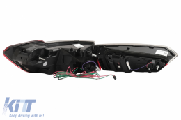 Píso fóta Full LED gia BMW Seirá 3 G20 Sedan 2018-2022 Red Laser Look Dynamic-image-6114686