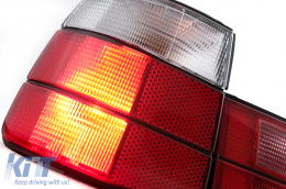 Píso fóta gia BMW Seirá 5 E34 Sedan 1987-1995 Kókkina Lefká Píso Fóta-image-6113397