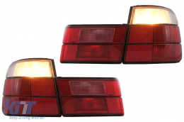 Píso fóta gia BMW Seirá 5 E34 Sedan 1987-1995 Kókkina Lefká Píso Fóta-image-6113401