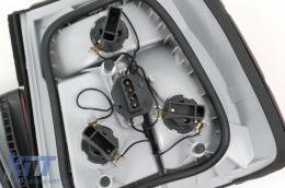 Píso fóta gia BMW Seirá 5 E34 Sedan 1987-1995 Kókkina Lefká Píso Fóta-image-6113408