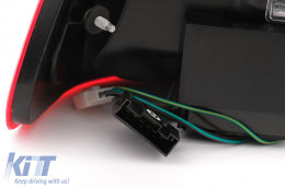 Píso fóta LED gia BMW Seirá 3 E46 Cabrio 2000-03.2003 Kókkino Lefkó-image-6111549