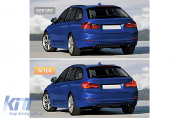 Píso fóta LED gia BMW Seirá 3 F31 Touring 2011-2019 me Dynamikó Fos Strofís-image-6114822