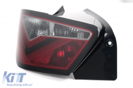 Píso fóta LED gia Seat Ibiza 6J Hatchback 3 thyrón 2008-2012 Smoke-image-6128004