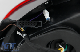 Píso fóta LED gia VW Scirocco Hatchback 137 Mk3 08-14 Kókkina dynamiká fóta strofís-image-6110160