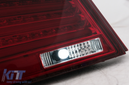Píso fóta rávdou LED gia BMW Seirá 5 E60 LCI 2007-2010 Red Clear-image-6105809