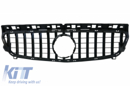 Píso Profulaktíras Air Diffuser me ákra exátmishs, katállhlos gia Mercedes A-Class W176 (2012-up) kai Kentrikí grília GT-R Panamericana Schediasmós Athlhtikó Pack-image-6045204