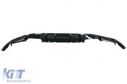 Píso Profulaktíras Air Diffuser me Epéktash Emprós Profulaktíras Aerotomí katállhlo gia VW Golf 7.5 (2017-2019) R Look Piáno Mavro-image-6075773