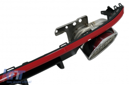 Píso Profulaktíras diachvths & ákres exátmishs katállhles gia Audi A6 C8 4K Avant Sedan (2018-up) RS6 Schediasmós Red-image-6075732