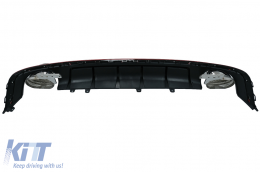 Píso Profulaktíras diachvths & ákres exátmishs katállhles gia Audi A6 C8 4K Avant Sedan (2018-up) RS6 Schediasmós Red-image-6075736