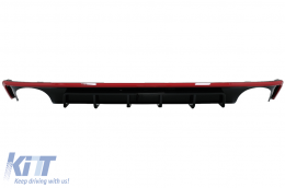 Píso Profulaktíras diachvths & ákres exátmishs katállhles gia Audi A6 C8 4K Avant Sedan (2018-up) RS6 Schediasmós Red-image-6075737