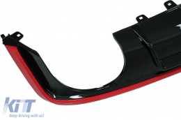 Píso Profulaktíras diachvths & ákres exátmishs katállhles gia Audi A6 C8 4K Avant Sedan (2018-up) RS6 Schediasmós Red-image-6075739