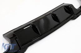 Píso Profulaktíras diachvths katállhlos gia Audi A3 8V Ananéosh (2016-2019) Chátsmpak Sportback RS3 Schediasmós móno S-line Profulaktíras Piáno Mavro-image-6084743