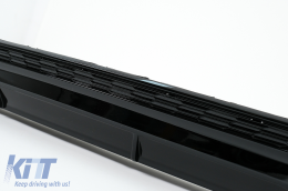 Píso Profulaktíras diachvths me ákres exátmishs katállhlos gia Audi A6 C8 4K Avant Sedan (2018-up) S6 Schediasmós Piáno Mavro-image-6076076