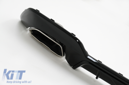 Píso Profulaktíras diachvths me Chrómio exátmishs chromíou katállhlos gia BMW Seirá 3 G20 G28 Sedan G21 Touring (2018-2022) M340i M Look-image-6096048