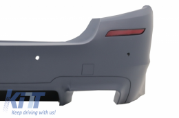 Píso Profulaktíras katállhlos gia BMW Seirá 5 F10 (2011-2017) me Plaϊná Kit kai Ákroi Exatmíseon Inódes Ánthraka M5 Schediasmós-image-6057135