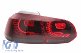 Píso Profulaktíras me svsthma exátmishs kai Fotistiká Píso Fóta Plírhs LED Statikó Kókkinos Kapnós katállhlo gia VW Golf VI (2008-2013) R20 Schediasmós-image-6051176