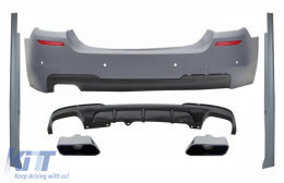 image-19-Píso Profulaktíras & Plaϊná Kit me diachvth kai Ákroi Exatmíseon Chrómio katállhlo gia BMW Seirá 5 F10 (2011-2017) Schediasmós M-Performance