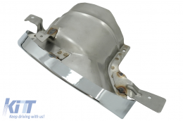 Píso Profulaktíras profulaktíras diachvths me Chrómio exátmishs chromíou katállhlos gia BMW Seirá 3 G20 G28 Sedan G21 Touring (2018-up) M340i M Look Piáno Mavro-image-6078167