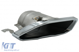 Píso Profulaktíras profulaktíras diachvths me Chrómio exátmishs chromíou katállhlos gia BMW Seirá 3 G20 G28 Sedan G21 Touring (2018-up) M340i M Look Piáno Mavro-image-6078168