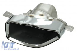 Píso Profulaktíras profulaktíras diachvths me Chrómio exátmishs chromíou katállhlos gia BMW Seirá 3 G20 G28 Sedan G21 Touring (2018-up) M340i M Look Piáno Mavro-image-6078170