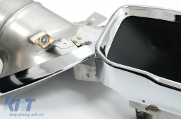 Píso Profulaktíras profulaktíras diachvths me Chrómio exátmishs chromíou katállhlos gia BMW Seirá 3 G20 G28 Sedan G21 Touring (2018-up) M340i M Look Piáno Mavro-image-6078174