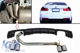 image-2-Píso profulaktíras spoiler valance diffuser me diplá diplá sustímata exátmishs Sumboulés sigastíra M3 Epídosh M Schediasmós apódoshs katállhlh gia BMW Seirá 3 F30 F31 (2011+) Limo Touring
