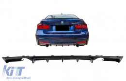 Píso profulaktíras spoiler valance diffuser Diplí éxodos gia moní exátmish katállhlh gia BMW Seirá 3 F30 F31 (2011-2019) Epídosh M Schediasmós Epístrosh me membránh ánthraka-image-6076200