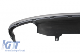 Píso Profulaktíras Valance Air Diffuser me Ákroi Exatmíseon katállhlo gia Audi A6 4G (2012-2015) S6 Schediasmós-image-6026819