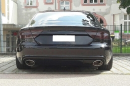 Píso Profulaktíras Valance Air Diffuser katállhlos gia Audi A7 4G (2010-2014) me ákres exátmishs RS7 Schediasmós-image-6020844