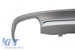 Píso Profulaktíras Valance Air Diffuser katállhlos gia Audi A6 4G (2012-2015) S6 Schediasmós-image-6024323