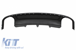 Píso Profulaktíras Valance Air Diffuser katállhlos gia Audi A4 B8 Pre Ananéosh Limouzína Avant (2008-2011) me Ákroi Exatmíseon Solínes ourás S-Line Profulaktíras móno Schediasmós-image-6056382