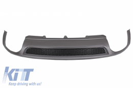 Píso Profulaktíras Valance Air Diffuser katállhlos gia Audi A4 B8 Pre Ananéosh Limouzína Avant (2008-2011) me Ákroi Exatmíseon apó Inódes Ánthraka Sumboulés S-Line Schediasmós móno Stántar Profulaktír-image-6056440