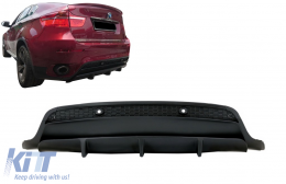 Píso Profulaktíras Valance Air Diffuser katállhlos gia BMW X6 E71 (2006-2014) Schédio M-image-6072451