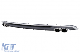 Píso Profulaktíras Valance Air Diffuser katállhlos gia Audi A5 F5 S-Line (2017-2019) S5 Schediasmós-image-6083737