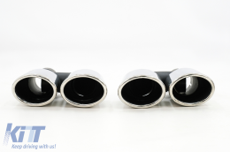 Píso Profulaktíras Valance Air Diffuser katállhlos gia Audi A5 F5 Ananéosh S-Line (2020-Up) Piáno Mavro-image-6091597